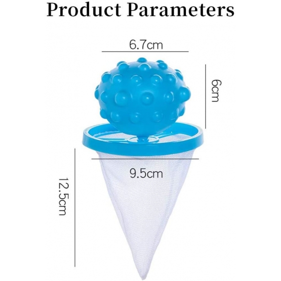 AcserGery Waschmaschine Filterbeutel Epilierer, wiederverwendbares Tierhaar-Reinigungswerkzeug, schwimmender Filter, Haarentfern