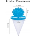AcserGery Waschmaschine Filterbeutel Epilierer, wiederverwendbares Tierhaar-Reinigungswerkzeug, schwimmender Filter, Haarentfern