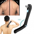 Männer Elektrische Zurück Haar Rasierer Enthaarung Manuelle Cordless Faltbare Körper Haar Trimmer Haar Removal Tool Dusche