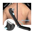 Männer Elektrische Zurück Haar Rasierer Enthaarung Manuelle Cordless Faltbare Körper Haar Trimmer Haar Removal Tool Dusche