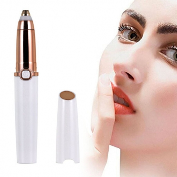 Augenbrauen Rasier,  Augenbrauen Trimmer Augenbrauen epilierer Flawless Brows, Safe Eyebrow Trimmer mit LED-Licht für Lady