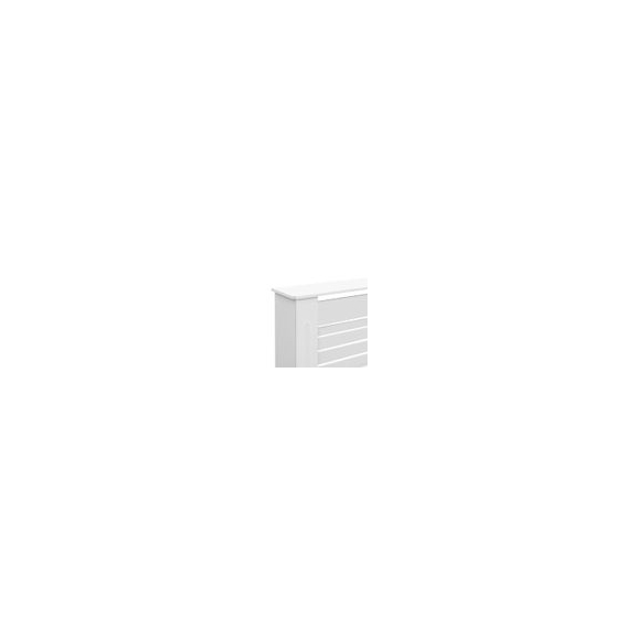vidaXL Heizkörperabdeckung Weiß 152×19×81,5 cm MDF