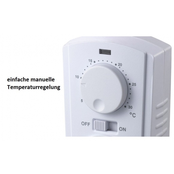 ChiliTec Steckdosen-Thermostat ST-35 ana max. 3500W, 5-30°C, AUS/AUTO, 230V