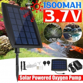 More about Solar-Pumpe Aquarium Sauerstoffpumpe Teichbelüfter Luftpumpe Garten Oxygenator