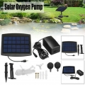 Solar-Pumpe Aquarium Sauerstoffpumpe Teichbelüfter Luftpumpe Garten Oxygenator