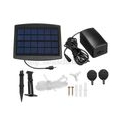 Solar-Pumpe Aquarium Sauerstoffpumpe Teichbelüfter Luftpumpe Garten Oxygenator