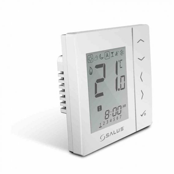 SALUS CONTROLS Raumthermostat VS30W Digital  230V UP-Einbau weiß