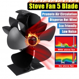 More about 5 Blätter Kaminofen Kamin Ventilator Ofenventilator Kaminlüfter Ofenlüfter Haus