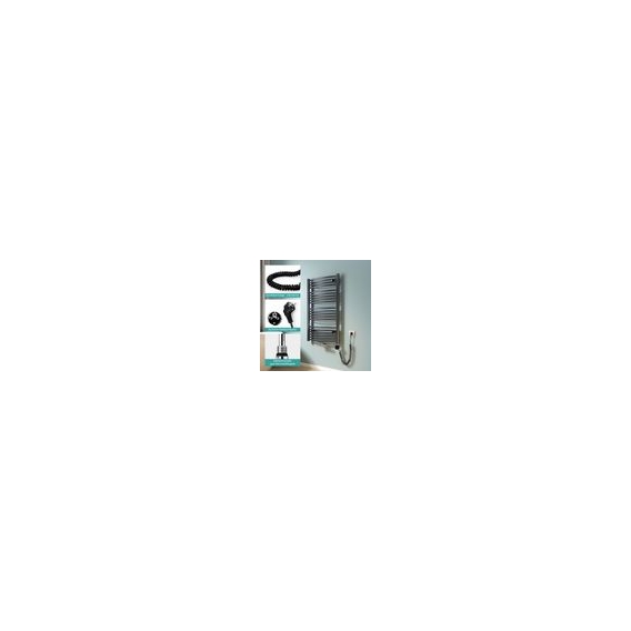EMKE Heizstab 300W mit Thermostat und LCD Bildschirm, Heizpatrone Heizelemente aus Edelstahl für Badheizkörper Handtuchwärmer sc