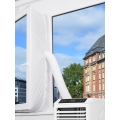 homeX Fensterabdichtung für mobiles Klimagerät/Klimaanlage - einfache Befestigung ohne Bohren - Passend für zahlreiche Fensterar