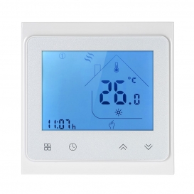 More about 16A Programmierbare elektrische Fu?bodenheizung Thermostat Temperaturregler Touchscreen-LCD mit Hintergrundbeleuchtung-Sprachste