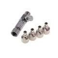 1/8 \'\' Stecker Luftpumpenanschluss Einstellbarer Druck Schnellwechsler Alloy Metal