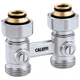 More about Caleffi Zweirohr Hahnblock 3010 Durchgangsform, 3/4" IG