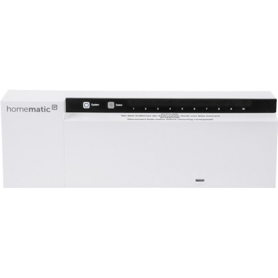 eQ-3 AG Homematic IP 142974A0 - Heizungsaktor - 6 Kanäle - 270 m - IP20 - Weiß - Homematic