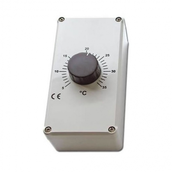 Thermostat Raumthermostat CasaFan CTH10 IP54, [Ausführung]:CTH10 (integrierter Fühler)