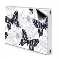 Magnet Heizkörper-Abdeckung Verkleidung Abdeckung Heizkörperabdeckung 100x60 cm  - Zeichnung, Schmetterlinge