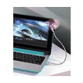 Hama USB Ventilator mit bunten LEDs Laptop/ Notebook Zubehör flexibel USB Fan