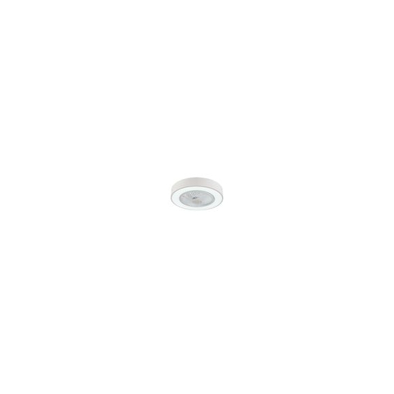 22 Zoll Deckenventilator  Kronleuchter-Mit Fernbedienung -Tri Farbvariable Licht -Europäische Fassung runder ( weiß)