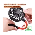 Nackenbügel Ventilator, USB Tragbarer Ventilator mit Wiederaufladbarer Ventilator USB Fan Einfach zu Tragen, für Büro, Zuhause u