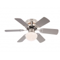 Globo Ugo Ventilator Nickel matt, 1xE27； 0307