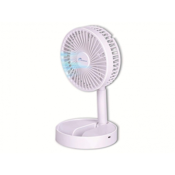 Lifetime Air Mini-Ventilator, 2 W, 5 V, USB, Teleskop, weiß