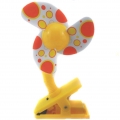Baby Clip-On Mini Kinderwagen Fan Ventilator  Gelb