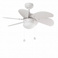 Deckenventilator Palao Weiß inklusive Leuchte 81 cm