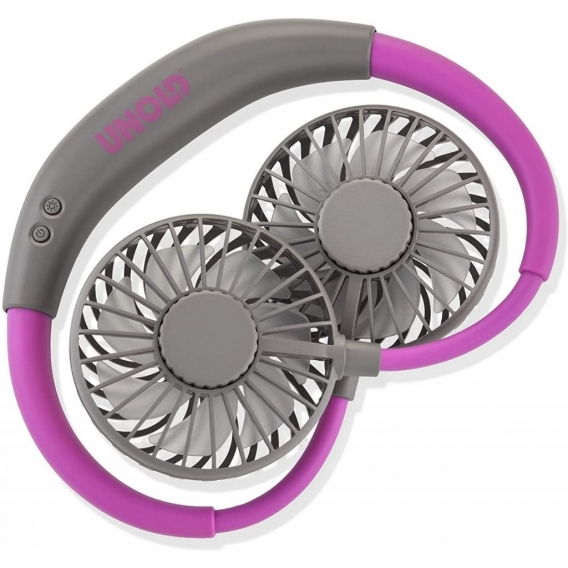 Unold 86699 Handzerstäuber/Ventilator Violett Genickventilator