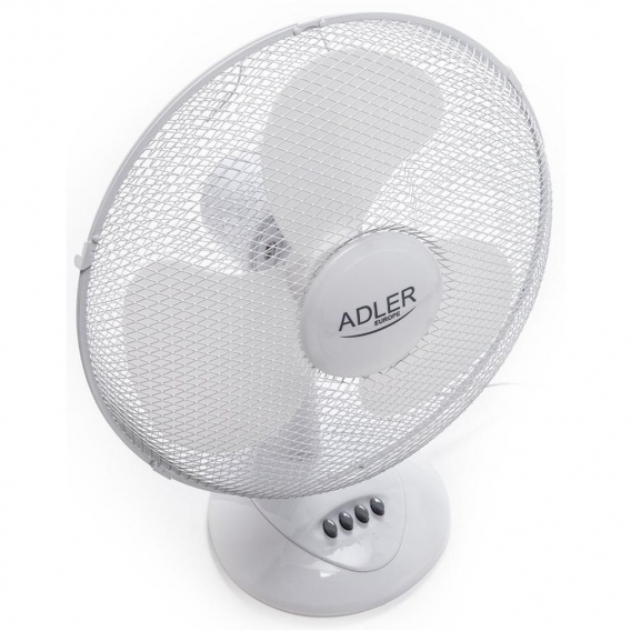 Adler Ventilator Ø 40 cm | Tischventilator | Windmaschine | Kleiner Ventilator | Desk Fan| 55 Watt