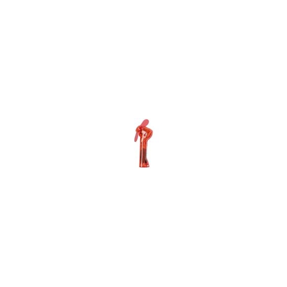 mumbi Handventilator mini Hand Ventilator tragbar klein Miniventilator zum Umhängen in Rot