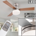 Deckenventilator mit Fernbedienung und LED Leuchtmittel