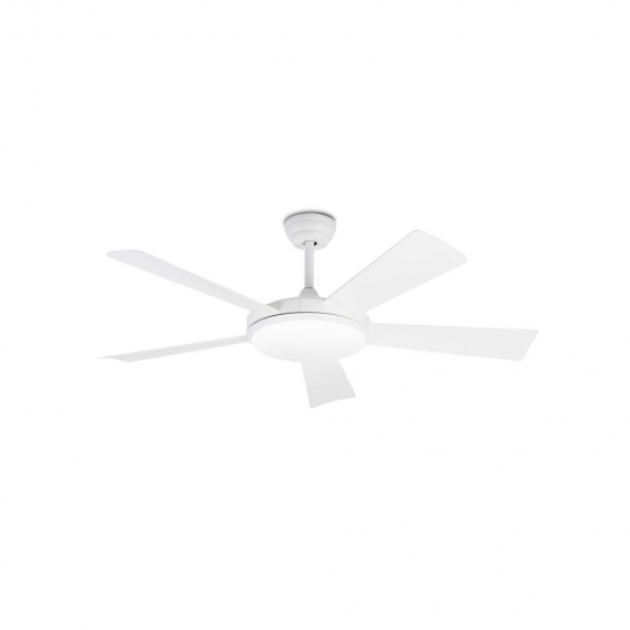 Faro Saona Ø1230 Mm White Ceiling Fan 5 Blades Led 24W