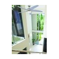 Deckenventilator Bendan Silber mit Licht und Fernbedienung