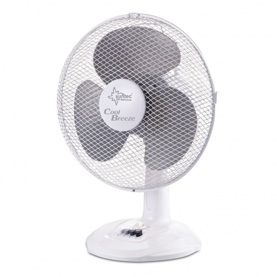 SUNTEC Tischventilator CoolBreeze 4000 TV - 50 Watt, 40 cm Leise | Tisch Ventilator 3 Stufen, Tragbar | Fan Kühler Windmaschine 