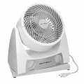 ECD Germany Tischventilator 40W | Weiß | oszillierend 90° | 3 Leistungstufen | Ventilator Standventilator Bödenventilator Windma