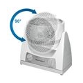 ECD Germany Tischventilator 40W | Weiß | oszillierend 90° | 3 Leistungstufen | Ventilator Standventilator Bödenventilator Windma