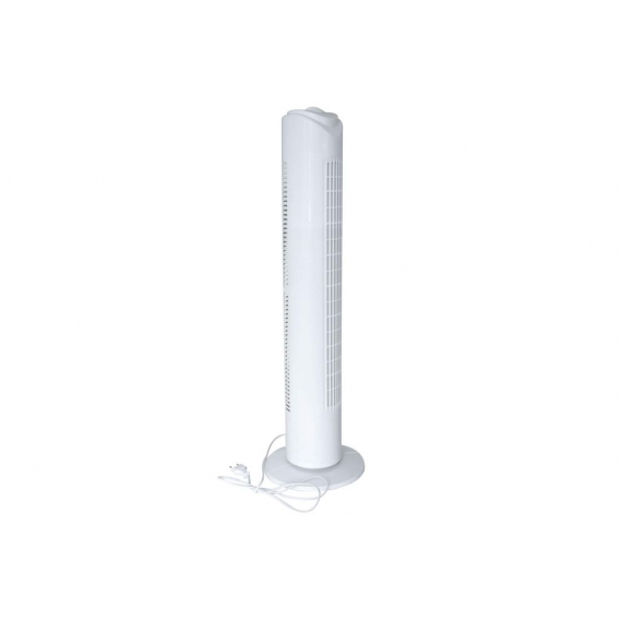 Turm-Ventilator 79 cm weiss 45 Watt 3 Stufen mit Oszilation