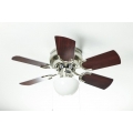 Deckenventilator Petite Nickel Zugschnur & Licht 76 cm