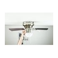 Deckenventilator Petite Nickel Zugschnur & Licht 76 cm