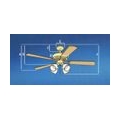 Deckenventilator Techno 132 cm mit LED Leuchte