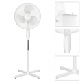 Roland Standventilator mit 3 Geschwindigkeitsstufen, 40 cm weiss