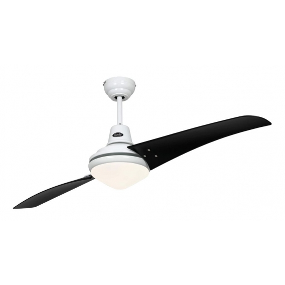 Deckenventilator Mirage Weiß / Schwarz mit Fernbedienung