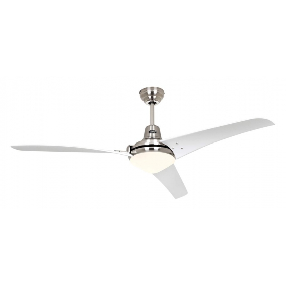 Deckenventilator Mirage Chrom / Weiß mit Fernbedienung