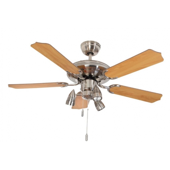 Deckenventilator Steel-Star Slimline N620 mit Licht 103 cm