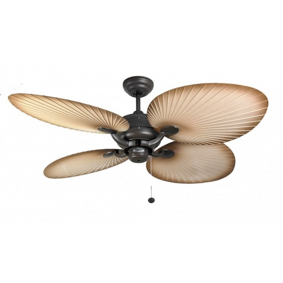 Outdoor Deckenventilator Palm Chocolate Brown 132 cm