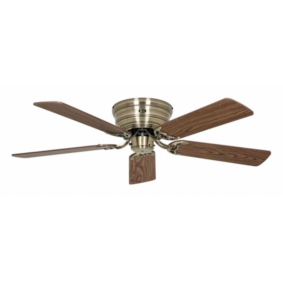 Deckenventilator Classic Flat III Messing antik 132