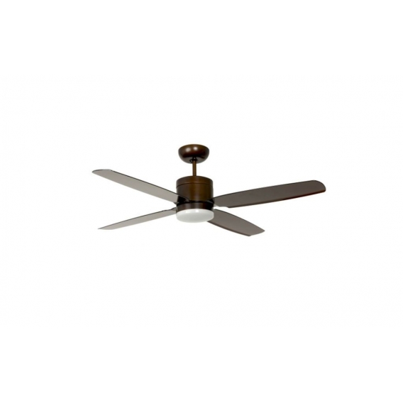 Pepeo Turno Deckenventilator mit LED  132 cm 132201307 Bronze/Nuss