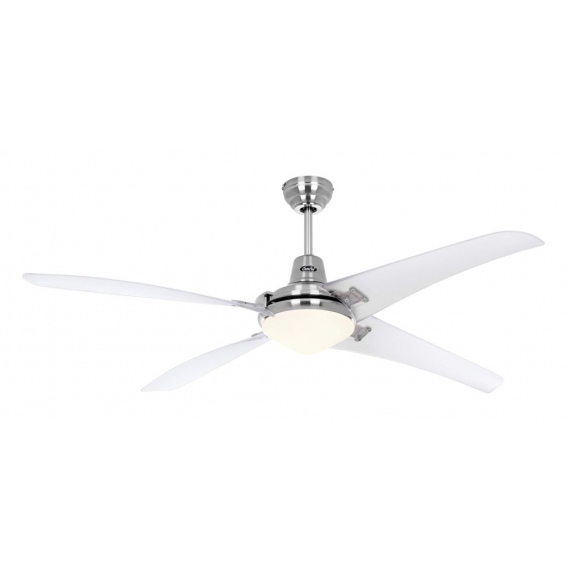 Deckenventilator Mirage Chrom / Transparent