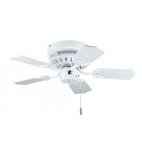 Deckenventilator White Liane 75 cm mit Zugschalter