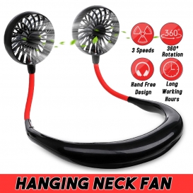 More about Mini Fan USB Tragbar Hals Ventilator Nackenbügel Lazy Neck